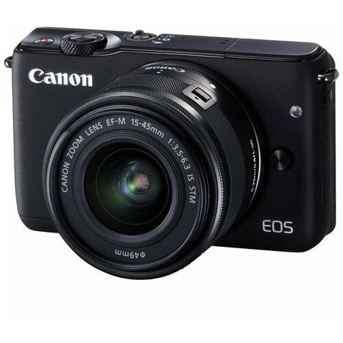 Фотоаппарат Canon EOS M10 Kit 15-45mm IS STM LP-E12 черный 4400000₽