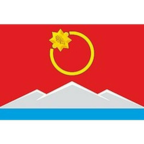 Флаг Тенькинского городского округа. Размер 135x90 см.