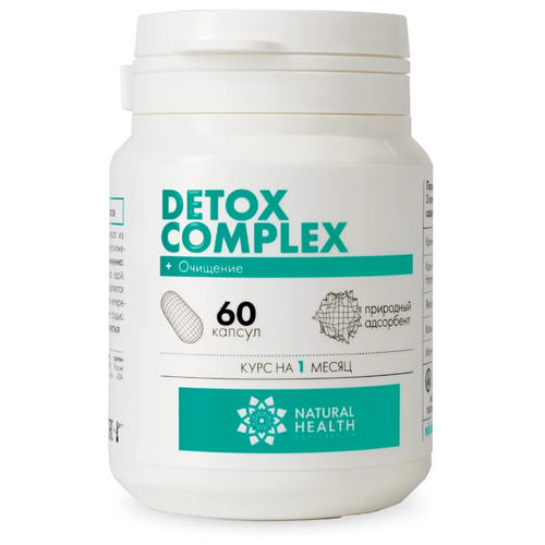 Капсулы Natural Health Corporation Detox Complex, 50 г, 60 шт.