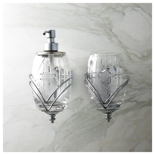 Стакан IL PARALUME MARINA SET CAMEO BA221/WALL хром 150x100x130