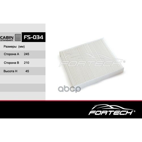 Фильтр Салона Ford Mondeo 07-14, Kuga 08-12, C-Max 03-, S-Max 06-14 Fortech Fortech арт. FS034