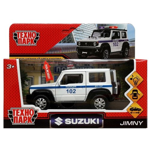 Машина металлическая SUZUKI JIMNY полиция JIMNY-12SLPOL-WH