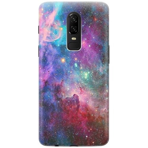 фото Cиликоновый чехол на oneplus 6 / ванплюс 6 с принтом "волшебный космос" gosso