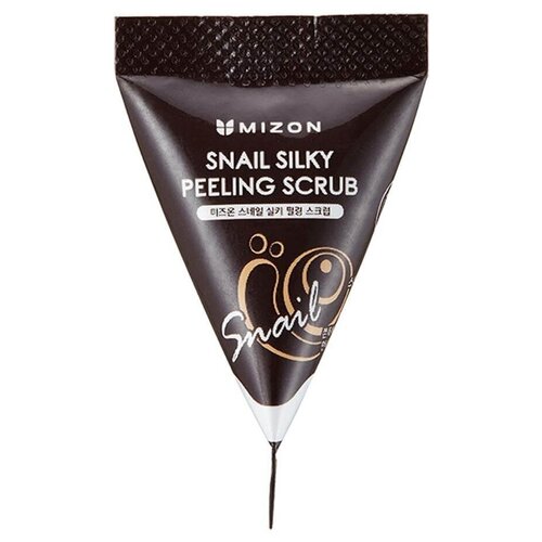 Mizon скраб для лица Snail Silky Peeling Scrub с муцином улитки, 7 г, 24 шт.