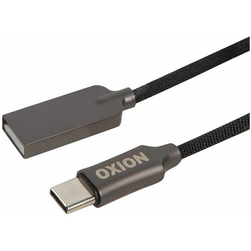 Дата-кабель Type-C Oxion SC034T цвет чёрный дата кабель type c sc034t цвет белый
