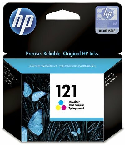 Картридж струйный HP (CC643HE) Deskjet F4275/F4283 №121, цветной, оригинальный, ресурс 165 стр.