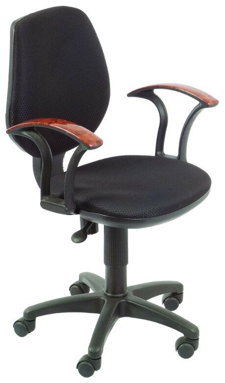 Кресло компьютерное Бюрократ CH-725AXSN черное, Цвет обивки: черный, Цвет корпуса: черный
