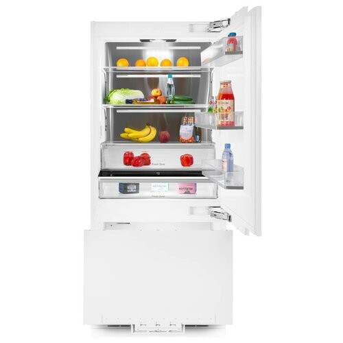Холодильник-морозильник встраиваемый MAUNFELD MBF212NFW1 холодильник морозильник maunfeld mff195nfw10