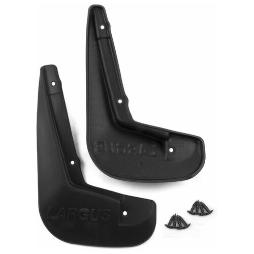 Брызговики передние Lada Largus 2012-> ун. 2 шт. (эконом мягкие) NLFD.52.27.F12 Novline-Autofamily