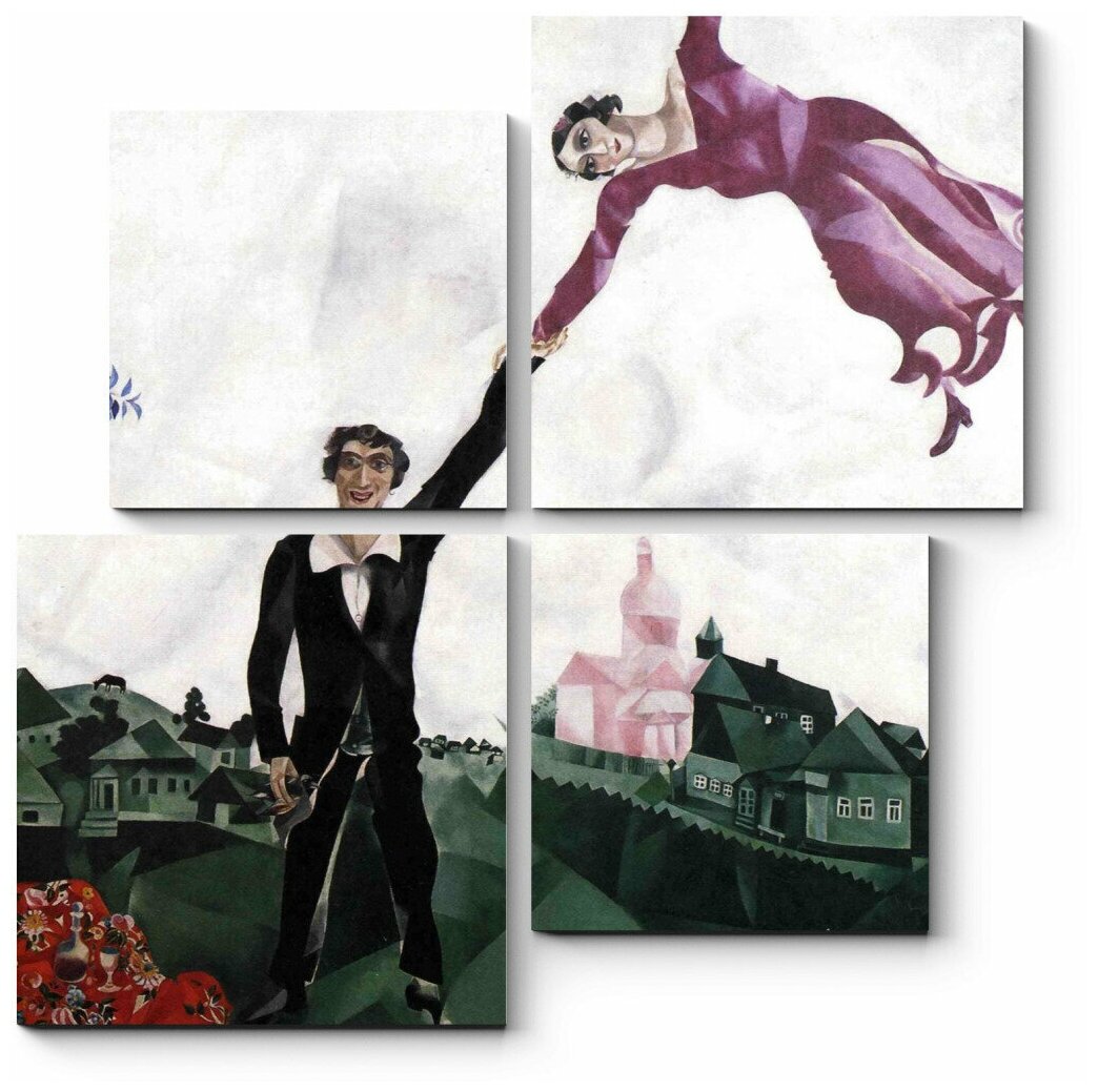 Шагал прогулка анализ картины