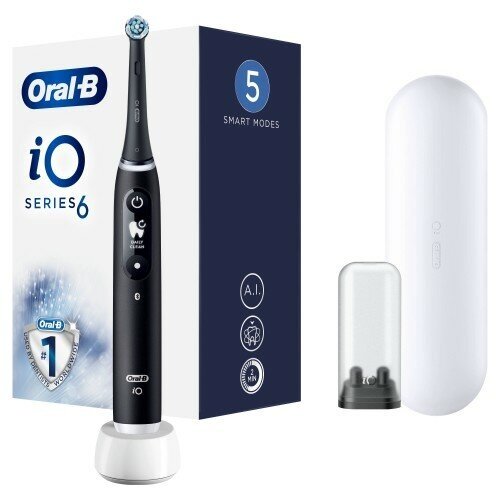 Электрическая зубная щетка Oral-B iO 6, черный