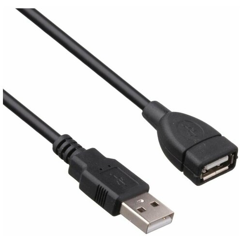 Кабель ExeGate USB A - USB A 1.8 метра (EX138943RUS), 1599539 удлинитель usb2 0 am af exegate ex cc usb2 amaf 1 8 кабель 1 8 метра чёрный