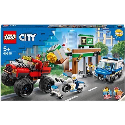 Конструктор LEGO City 60245 Ограбление полицейского монстр-трака, 362 дет. lego lego city конструктор ограбление полицейского монстр трака