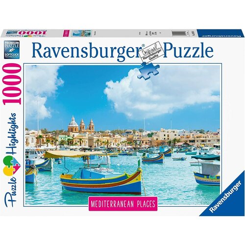 Пазл Ravensburger 1000 деталей: Средиземноморская Мальта