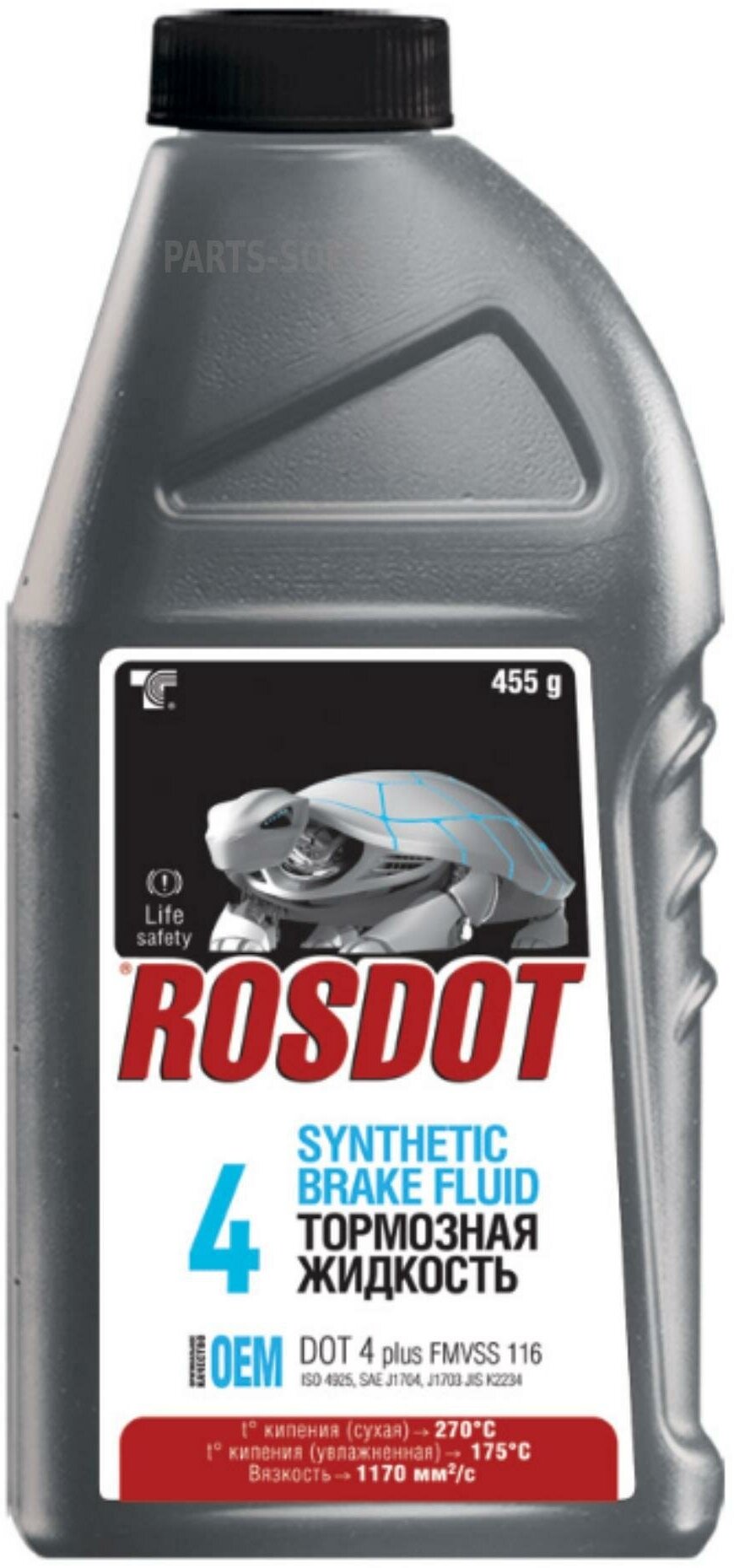 ROSDOT 430101Н02 Жидкость тормозная DOT4 455 г 430101H02 ROSDOT 430101н02