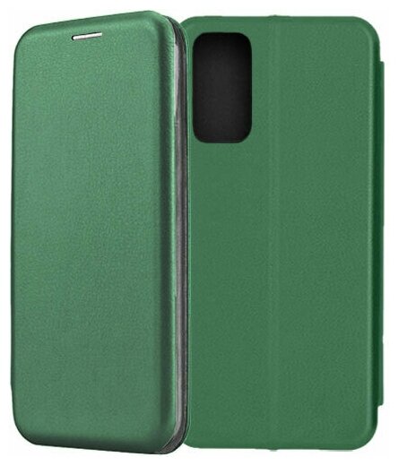 Чехол-книжка для Huawei Honor 10X Lite зеленый противоударный откидной с подставкой, кейс с магнитом, защитой экрана и отделением для карт