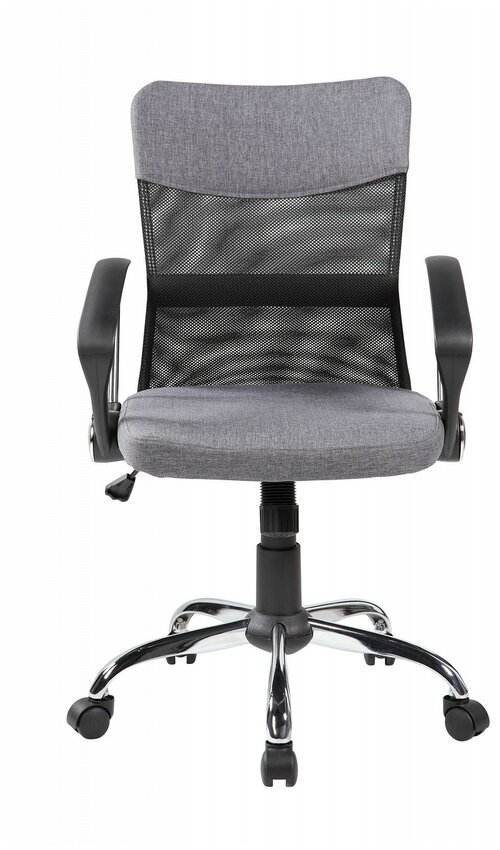 Компьютерное кресло Riva 8005 офисное, обивка: сетка/текстиль, цвет: серый