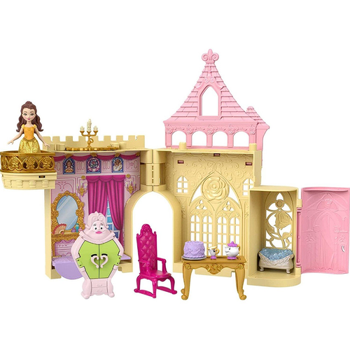Игровой набор Mattel Disney Princess Замок Белль HLW94 игровой набор волшебный замок сюрприз принцессы белль disney mattel