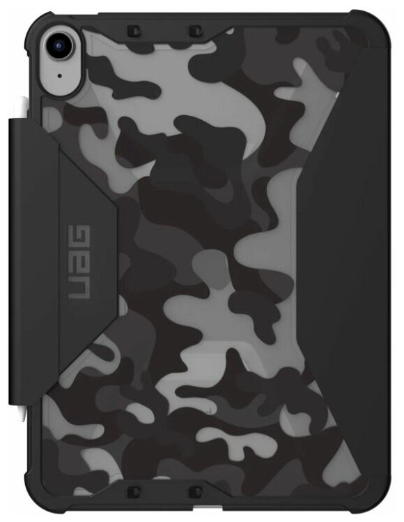 Чехол Urban Armor Gear (UAG) Plyo SE Series для iPad 10.9" (10TH GEN, 2022), цвет Темный камуфляж (Black Midnight Camo)