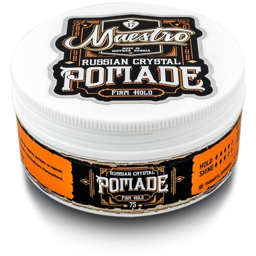 Классическая помада для укладки 75мл - Maestro Company Crystal Pomade