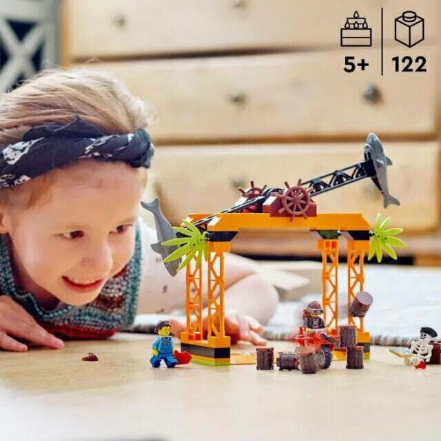 Конструктор Lego 60342 The Shark Attack Stunt Challenge - фото №8