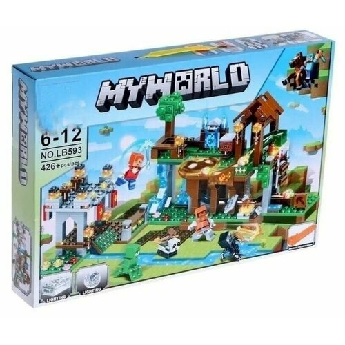 Конструктор My World Minecraft, Битва в деревне, LB593