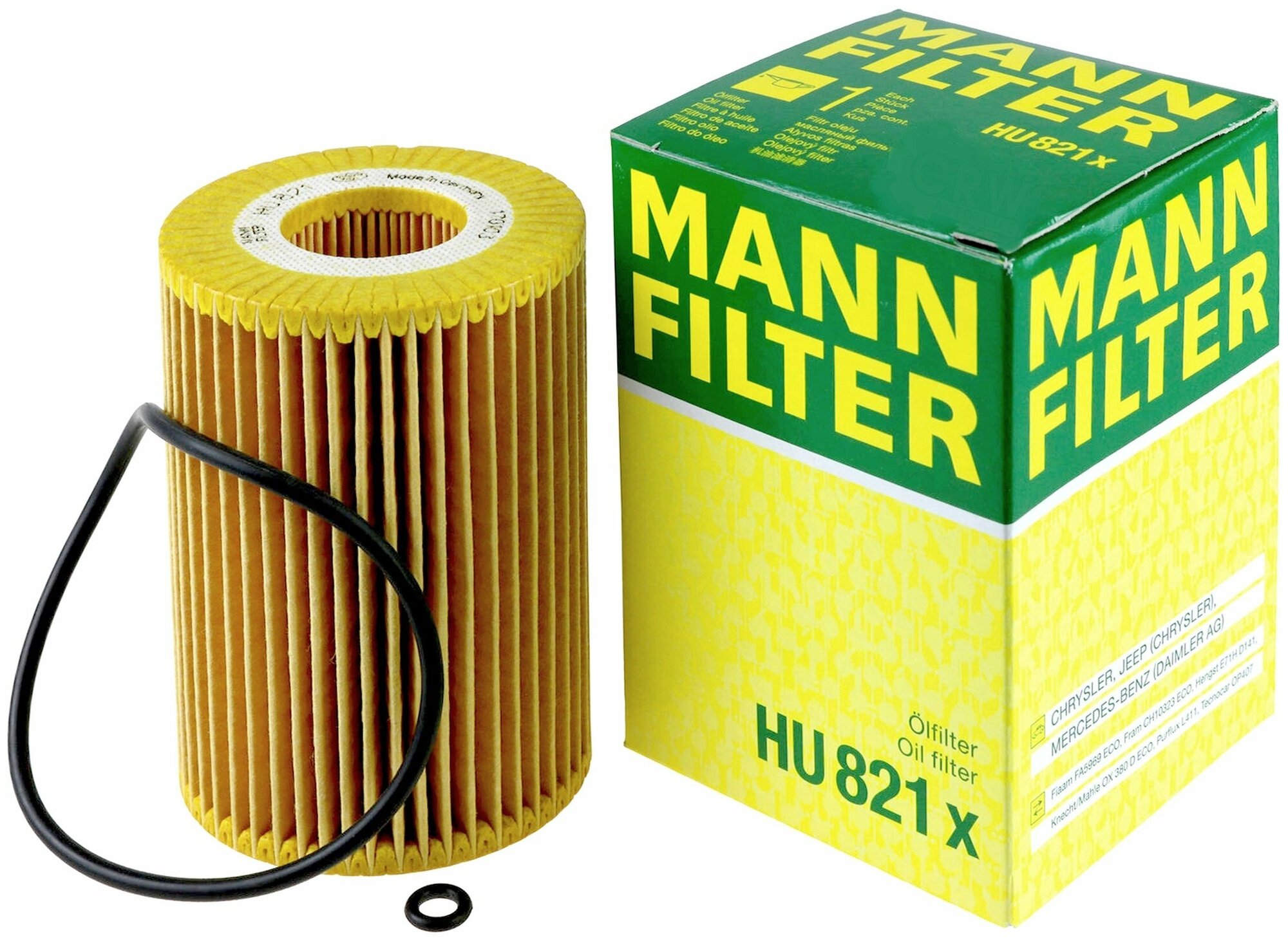 Фильтр масляный MANN-FILTER HU821X