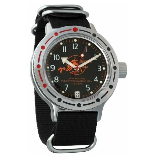 фото Наручные часы восток мужские наручные часы восток амфибия 420380, черный