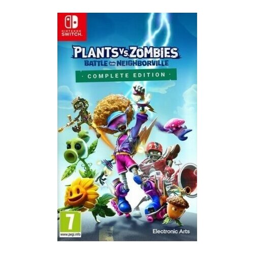 Игра Plants vs Zombies: Битва за Нейборвиль. Полное издание [Русские субтитры] Nintendo Switch 20cm plants vs zombies 2 peashooter snow pea repeater threepeater gatling pea cartoon anime game stuffed toys pendants kid gift