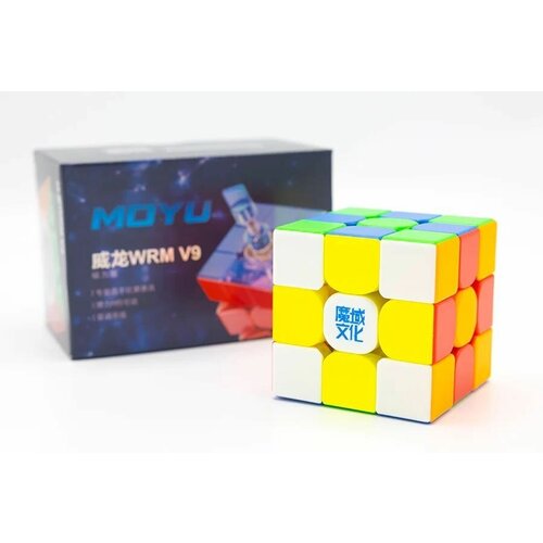 Кубик Рубика магнитный MoYu WeiLong WRM 3x3 V9 Magnetic головоломка moyu 3x3 weilong wr черный