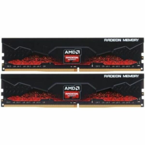 Оперативная память Amd DDR4 16Gb (2x8Gb) 2666MHz pc-21300 (R7S416G2606U2K)