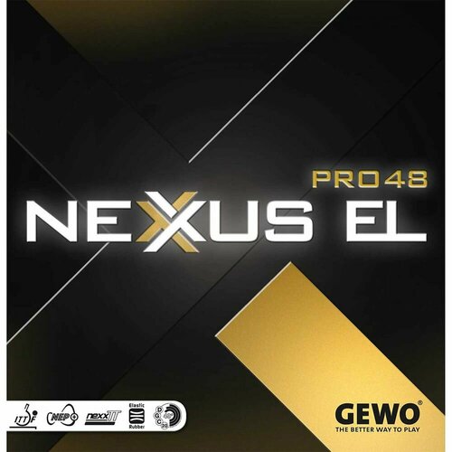 Накладка Gewo NEXXUS EL PRO 48 губка для настольного тенниса gewo nexxus pro