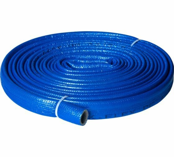 Теплоизоляция для труб K-FLEX PE COMPACT в синей оболочке 28/4 бухта 10м — фото 1