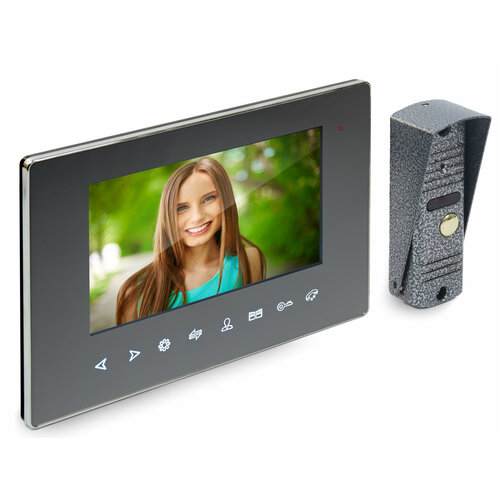 видеодомофон anchencoky проводной с замком 7 дюймов EP-6814LG-AHD-IP с записью по движению - домофон с диагональю 8, домофон для квартиры, подключение дополнительных камер
