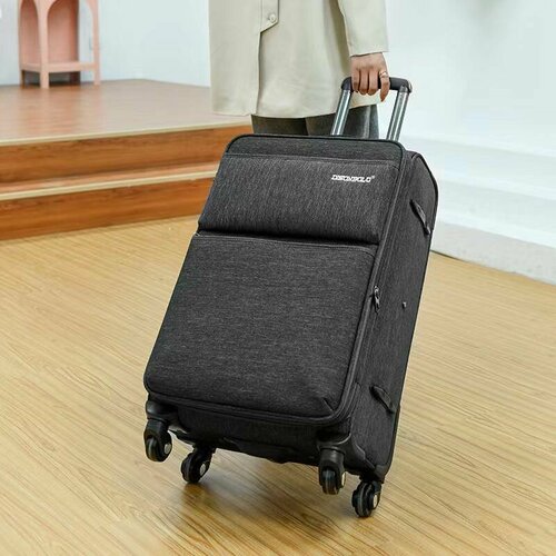 Умный чемодан Disonbolo Dis4emM/gray, 80 л, размер M, серый
