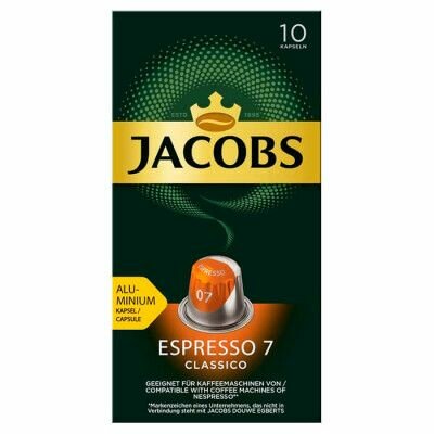 Кофе Jacobs 10 капсул* 5,2г Espresso классик - фотография № 2