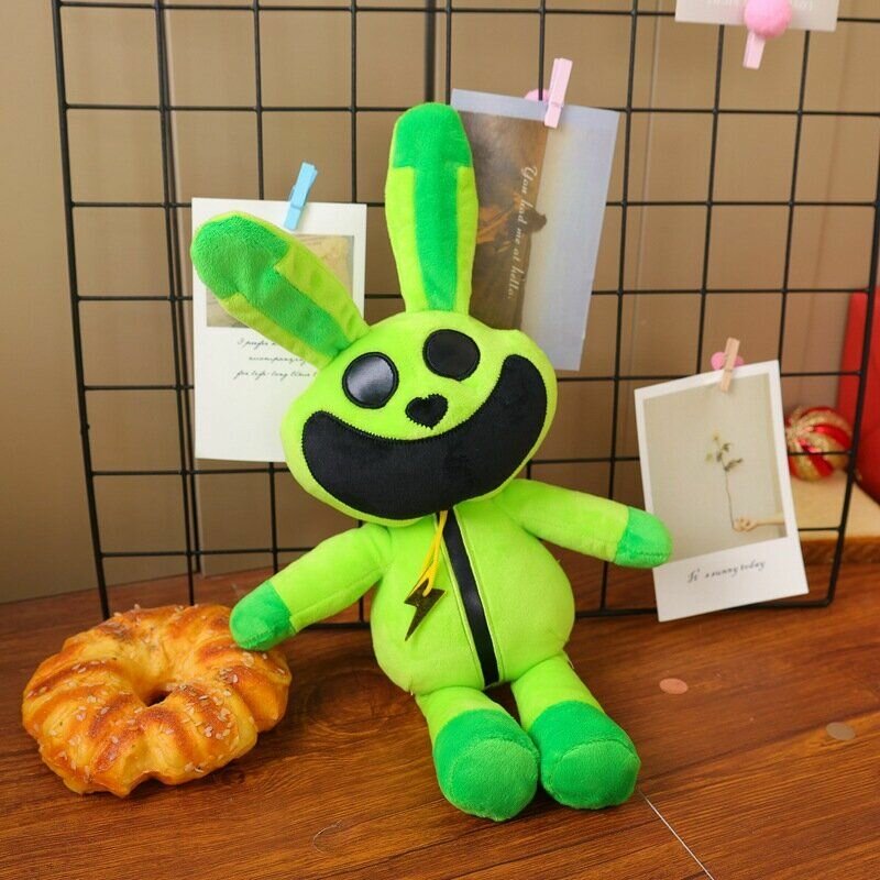 Мягкая плюшевая игрушка Poppy playtime Smiling Critters Kукла в качестве подарка для детей- 30см салатовый
