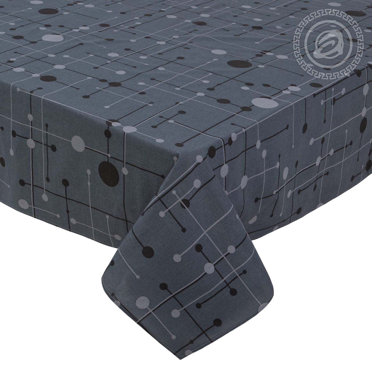 фото Простыня Электра Антрацит 1,5-сп. Поплин АртПостель Абстракция