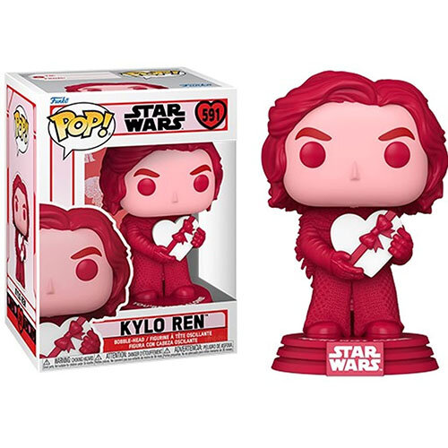 Фигурка Funko POP! Кайло Рен с сердечком (Kylo Ren) #591 (Валентинка)