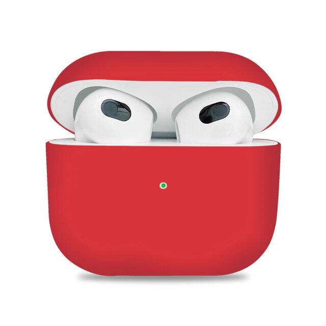 Чехол силиконовый Case Protection для AirPods 3, красный (1)