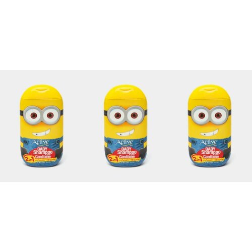 ACTIVE Шампунь и кондиционер для волос Minions, детский, 280 мл, 3 уп