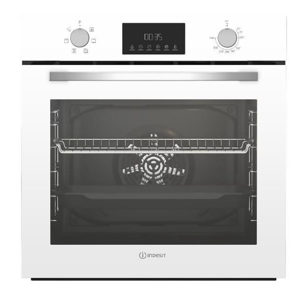 Духовой шкаф Indesit IFE 3644 Wh конвекция Booster дисплей белый