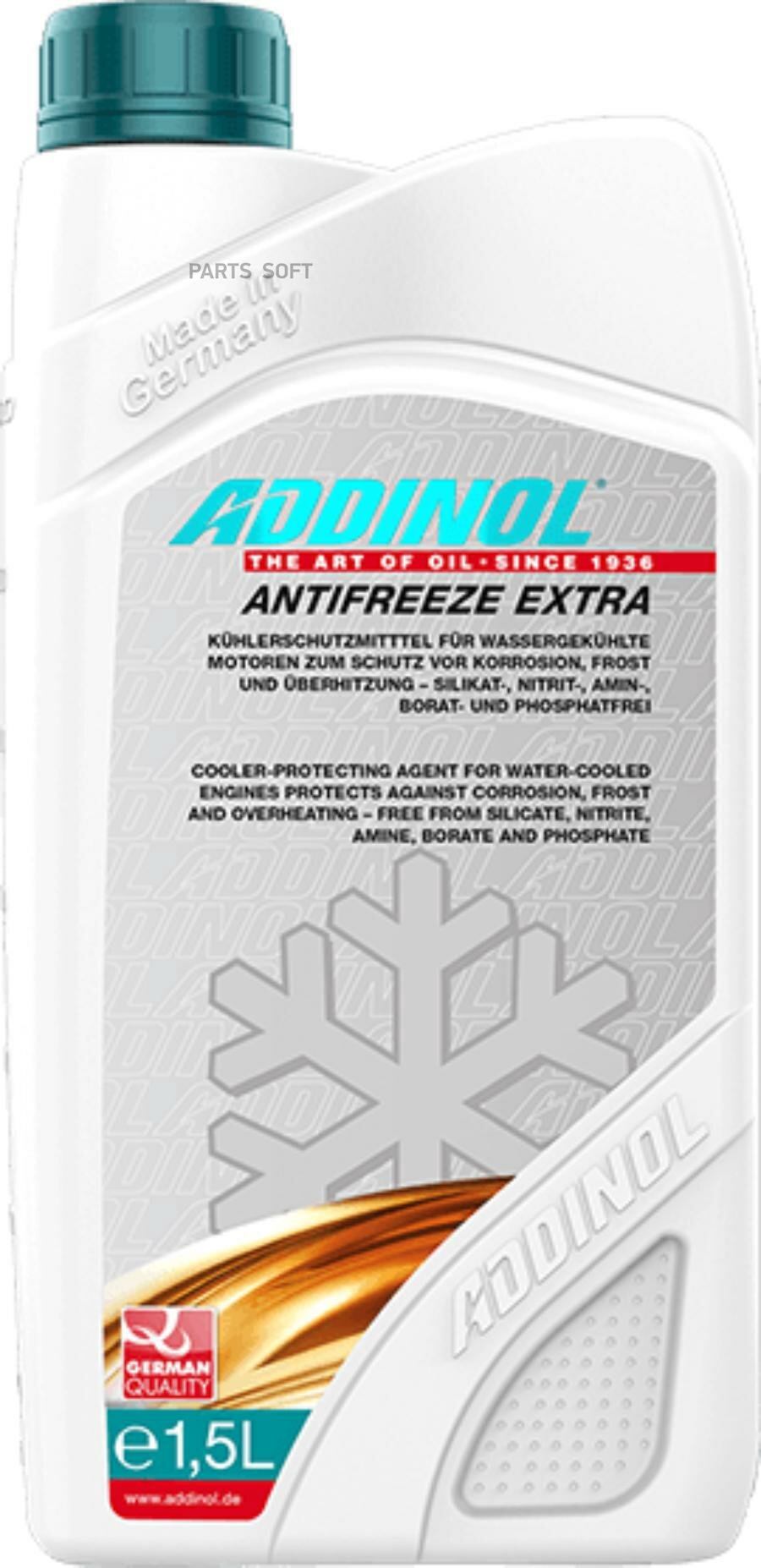 Антифриз Addinol Antifreeze Extra (G12+) концентрат красный 1,5л - фото №3