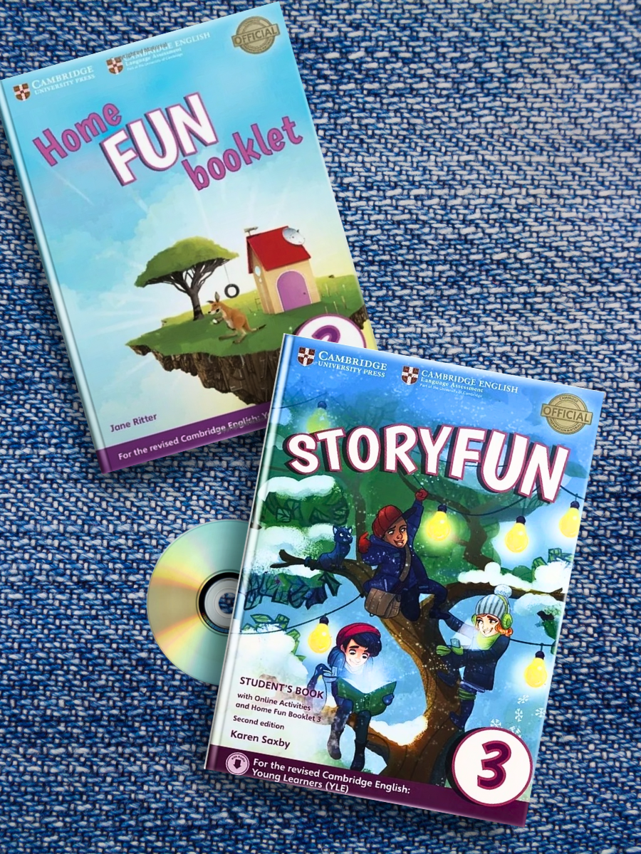 Storyfun 3 учебник + буклет + CD (без кода доступа к онлайн-ресурсам)