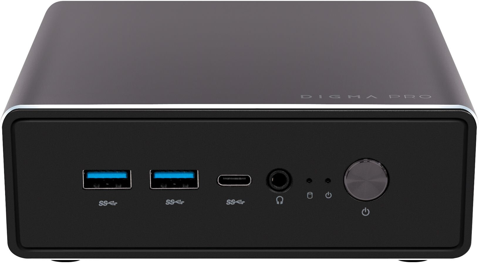 Неттоп Digma Pro Minimax U1 i3 1315U (1.2) 16Gb SSD512Gb UHDG CR Windows 11 Professional GbitEth WiFi BT 60W темно-серый/черный (DPP3-ADXW02)