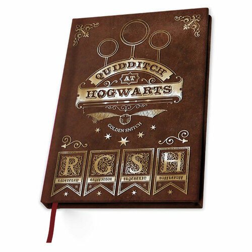 Записная книжка Harry Potter A5 Notebook Quidditch X4