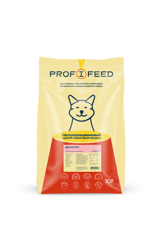 Сухой корм Profifeed для котят, 10кг