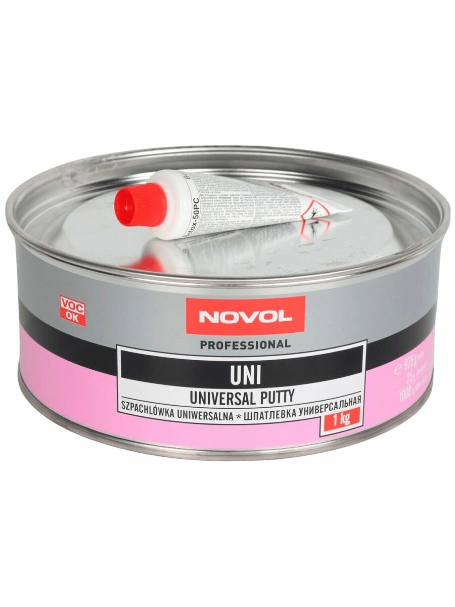 Шпатлёвка универсальная UNI бежевая банка 1кг