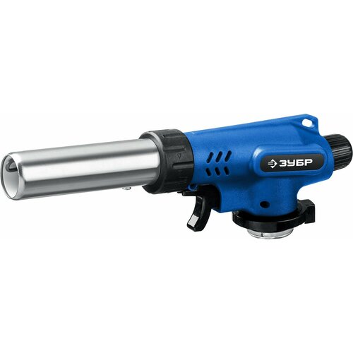 ЗУБР ГП-500 1300C увеличенный выход пламени газовая горелка с пьезоподжигом на баллон с цанговым соединением Профессионал 55552 1599₽
