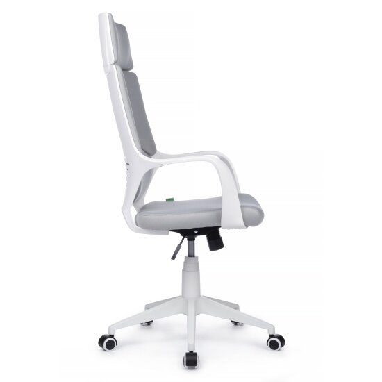 Кресло офисное Riva Chair RIVA DESIGN Iq Rv RCH 8989 Белый пластик/Светло-серый — фото 1